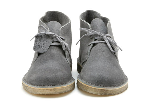 clarks grey suede shoes