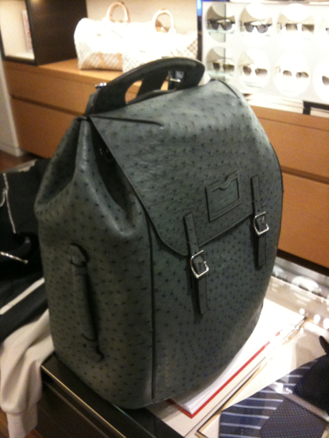 Coolhunts: Jay-Z's Louis Vuitton Ostrich backpack.