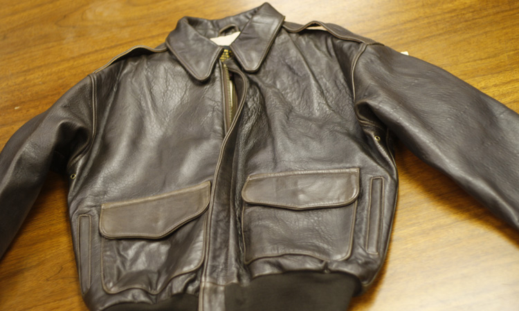 Clothing: Vintage Avirex Type A-2 Lambskin Leather Flight Jacket