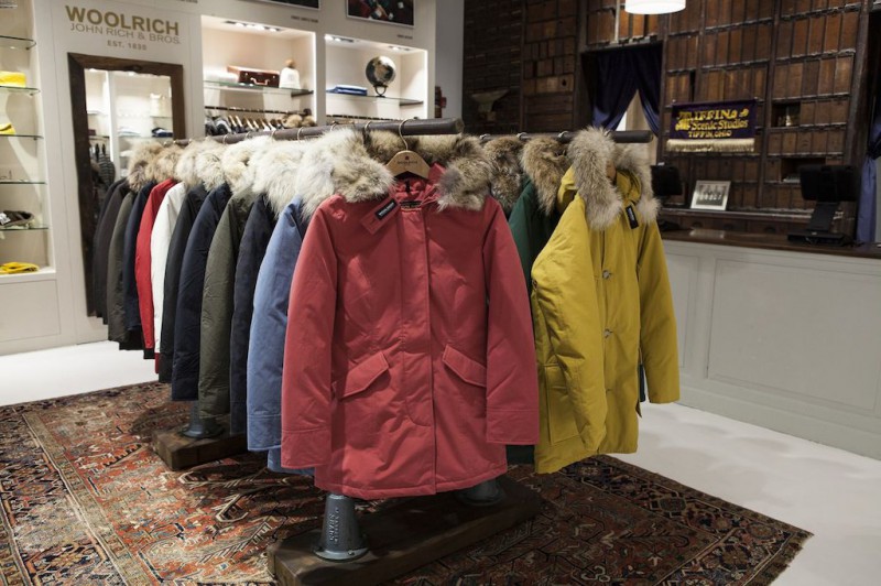 Woolrich Store Soho_Parka-rack